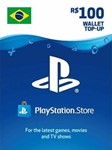 Карта PlayStation PSN 100 BRL РеаловКлючБразилия