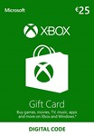 Xbox LiveGift Card 25 EUR ЕвроКартаXboxИталия