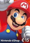 Nintendo eShopКарта 15 EUR ЕвроНинтендоАвстрия