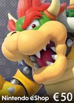 Nintendo eShopКарта 50 EUR ЕвроНинтендоГермания