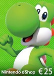 Nintendo eShopКарта 25 EUR ЕвроНинтендоФранция
