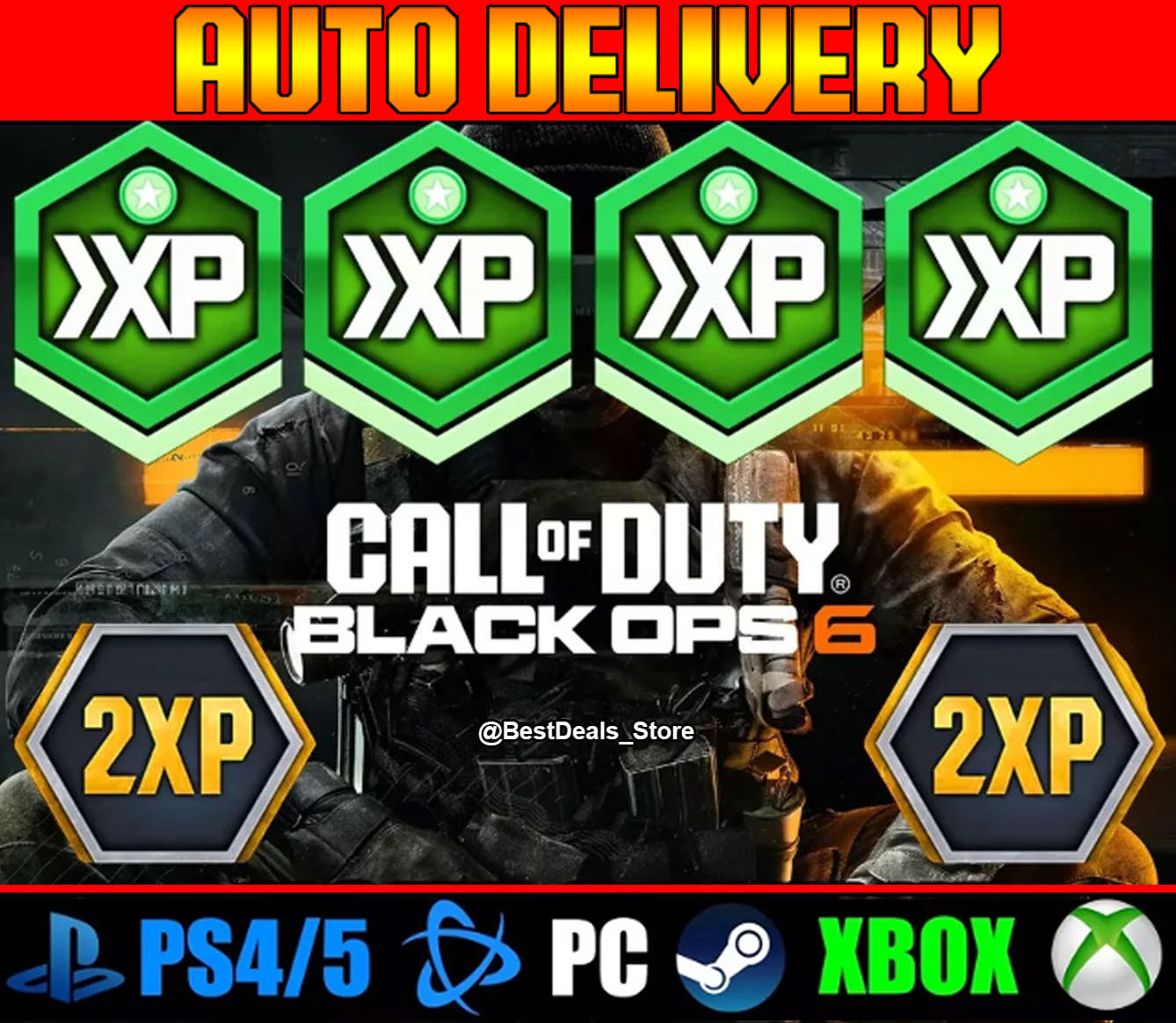 🔥COD BLACK OPS 6 - 15 MIN 2XP BOOST🔥GLOBAL🔑