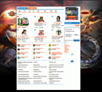 Уникальный шаблон для  сайта игровой тематики - изображение № 4