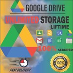 ⭐GOOGLE DRIVE Неограниченное хранилище Неограниченное 1