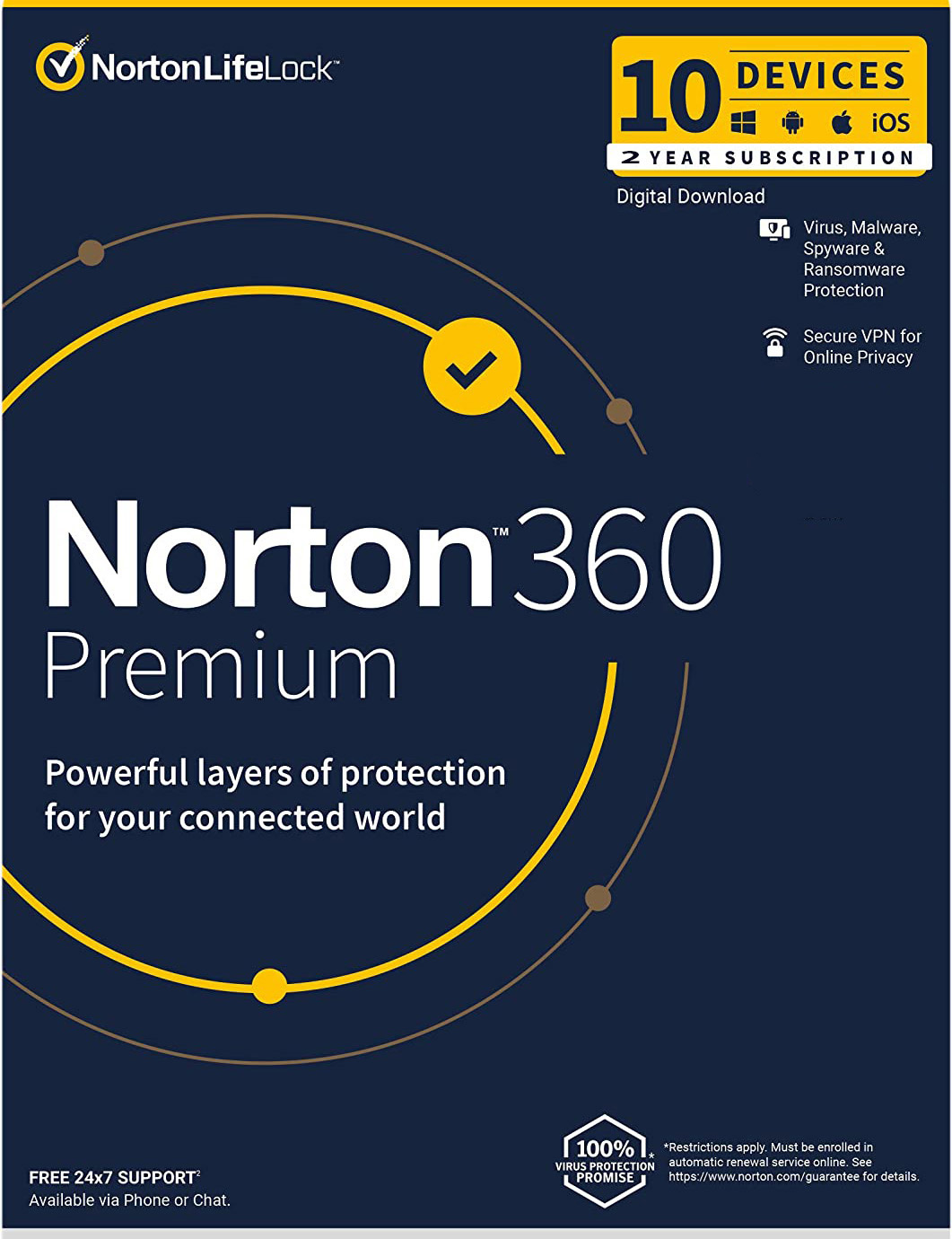 🔥Norton 360 Premium 1 ПК 2 года глобальный ключ