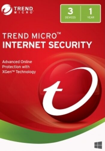 Trend Micro Internet Security 1 Year 3 Devices Global