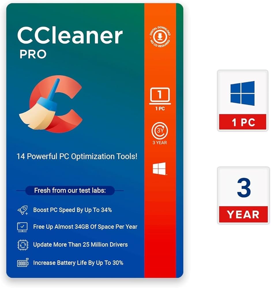 CCleaner Professional 3 год 1 устройство  Глобальный