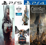 Witcher 3+2 DLC+GreedFall+DLC-PS4|PS5 Аренда от 7 дней