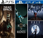3в1Dead Space(PS5)+(MoonsOfMadness+Prey+DLC)-PS4 Аренда