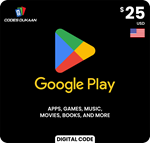  GOOGLE PLAY GIFT CARD  $25 USD (USA ????????) 