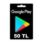 Google Play 50 TL gift card (Official KEY) Turkey 
