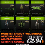 KEYMONSTER ENERGY CoD BLACKOPS 6 \ 6 