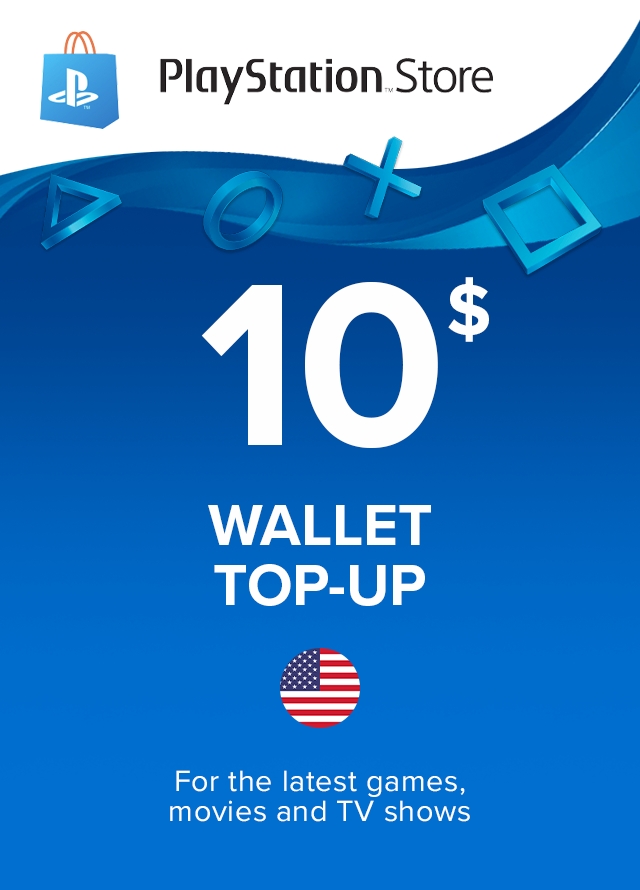 🔴 КАРТА ПОПОЛНЕНИЯ PlayStation PSN⚡️10$ Card USA✅