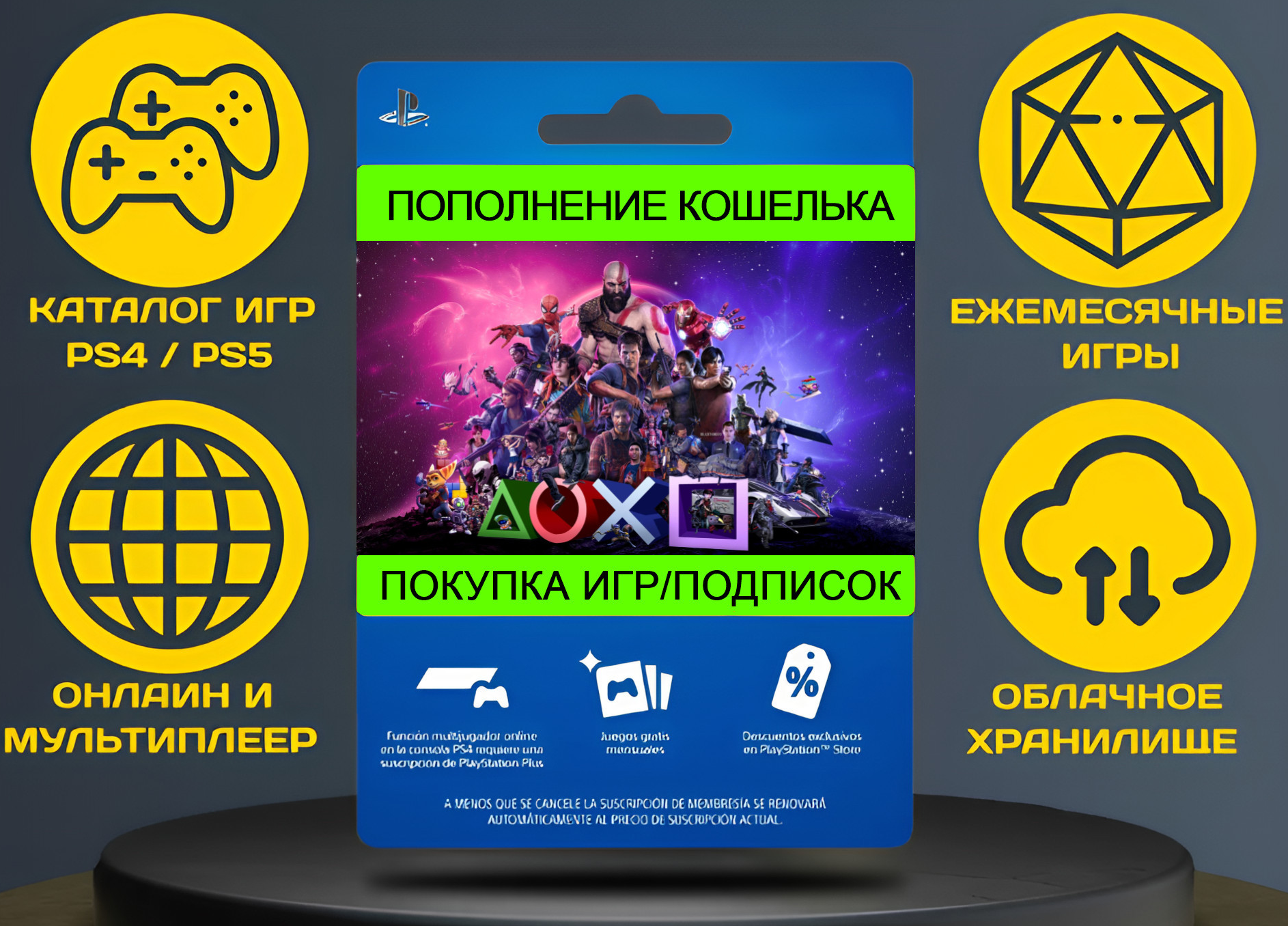 🎮 ПОКУПКА ИГР PS4/PS5+ | ПОПОЛНЕНИЕ PS STORE💳ТУРЦИЯ