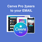 Приглашение на 2 года Canva Pro на вашу электронную поч