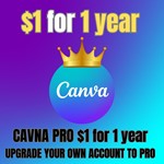 1 доллара США = 1 год ЧЛЕНСТВА CANVA PRO ️В ВАШЕМ АККАУ