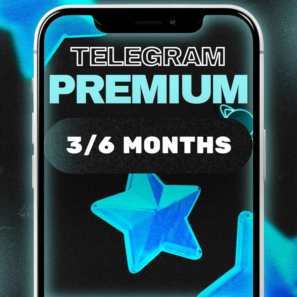 🔥 TELEGRAM PREMIUM — 3/6 МЕСЯЦЕВ ⭐️ ПОДАРКОМ