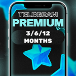  Telegram Premium  3/6/12 Месяцев  ПОДАРКОМ