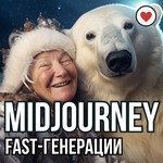 Fast-режим Midjourney и Новогодний бонус до 24 января!