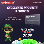 GeoGuessr Pro Elite | 3 Months Subscription ⭐⭐⭐