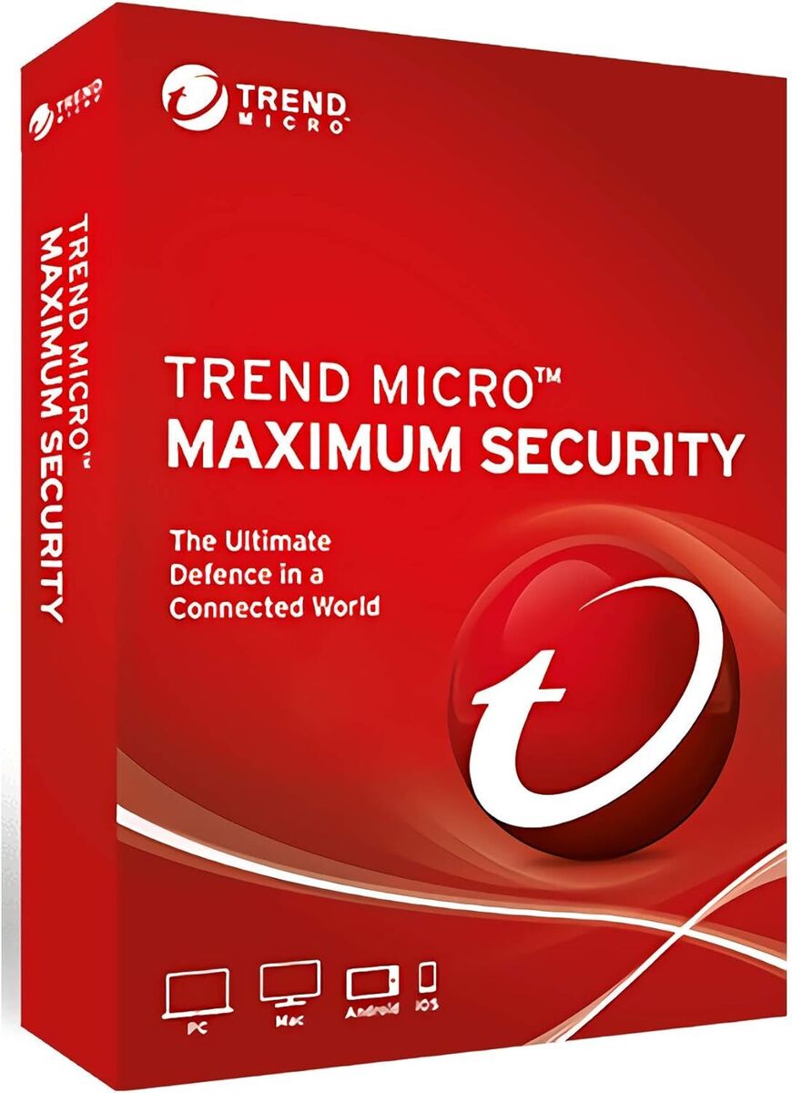 Trend Micro Максимальная безопасность 1 год - 3 устройс