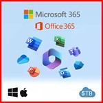 Office 365 (5 ПК) 1 год — Win/Mac/iOS | OneDrive 5 ТБ