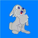 Машинная вышивка Зайка