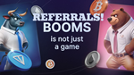 Рефералы BOOMS BOT с гарантией 100%