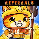 ????Рефералы на проект Cat Gold Mine / @catgoldminerbot