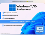 Ключ Windows 10/11 Home / Автовыдача / Привязка