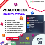 Autodesk 42 Apps Admin Panel 3000x42 Seats | 3 Year