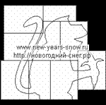 Трафарет обезьяны (символ 2016 года) - изображение № 3
