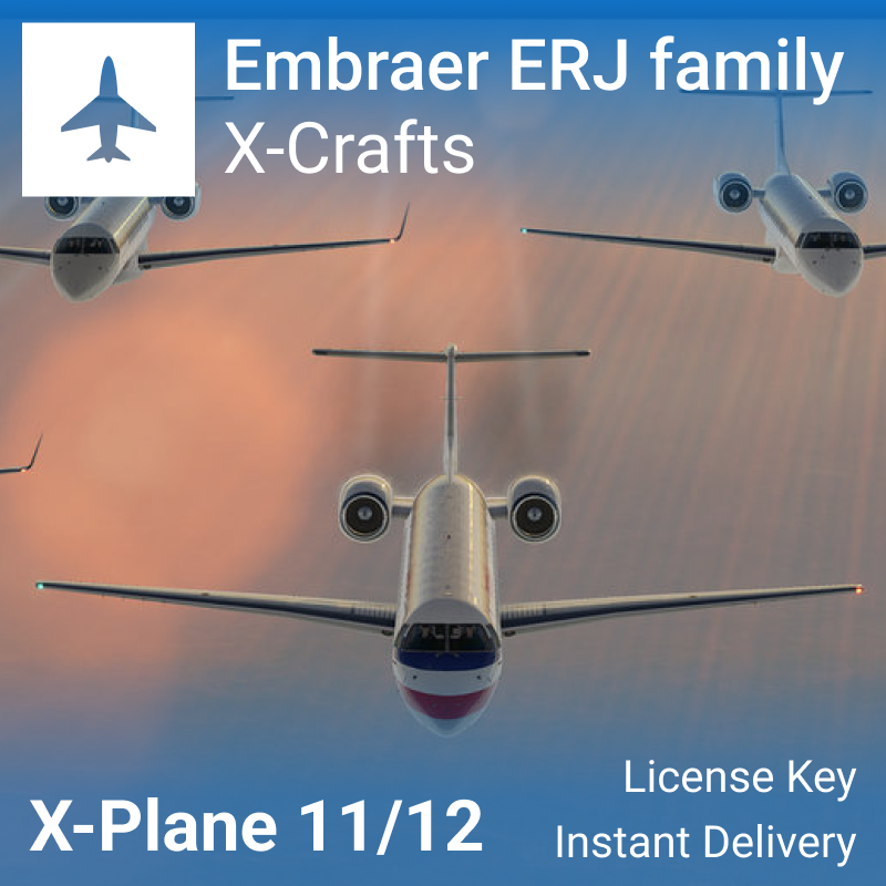 ✈️ Семейство Embraer ERJ by X-Crafts | XP11/12