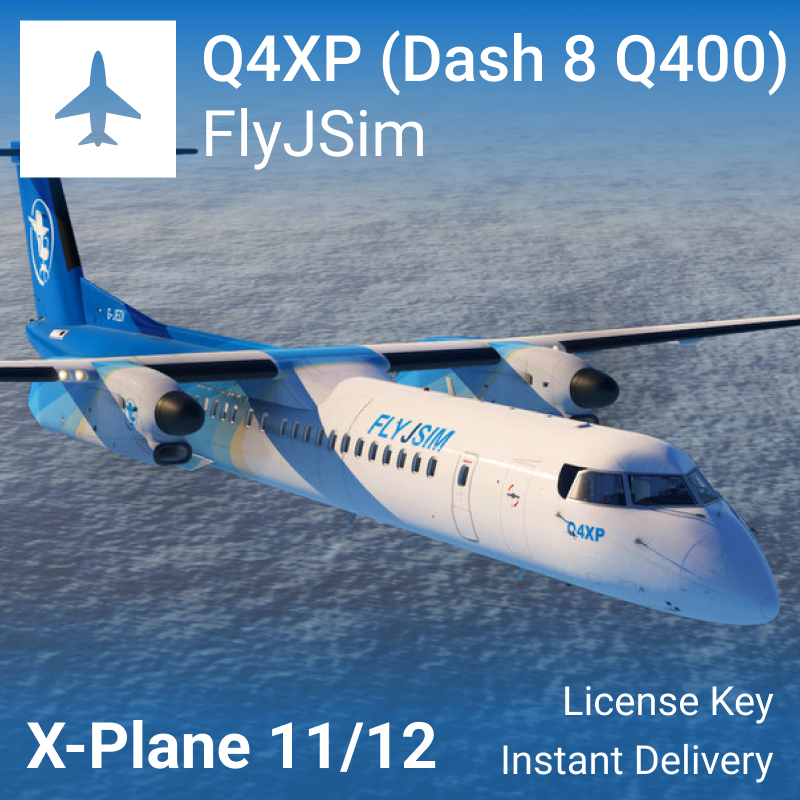 ✈️ FlyJSim Q4XP (Dash 8 Q400) | X-Plane 11/12