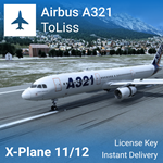 ️ Ключ ToLiss Airbus A321 | X-Plane 11 & 12
