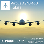 ️ Лицензия Airbus A340-600 by ToLiss для X-Plane 12/11