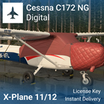 ️ Cessna 172 NG DIGITAL для X-Plane 12/11