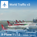 ️ World Traffic 3 для X-Plane 12/11 | Лицензия + БОНУС