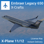 ️ Embraer Legacy 650 by X-Crafts | X-Plane 12/11