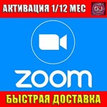 Подписка Zoom One (Pro/Business) 1/12 месяцев 