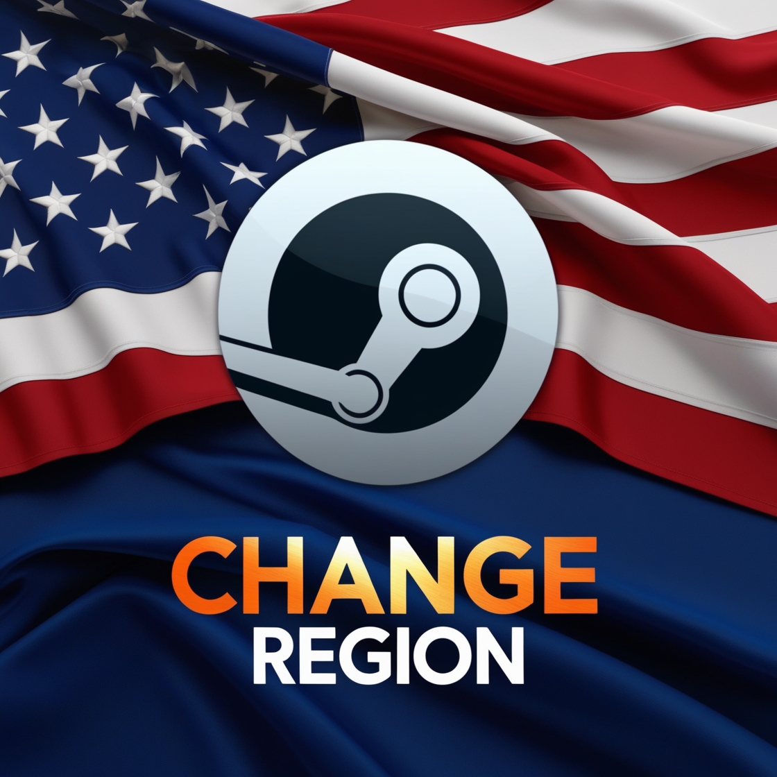 Смена любого региона STEAM на US🗽 (5 минут) 💱