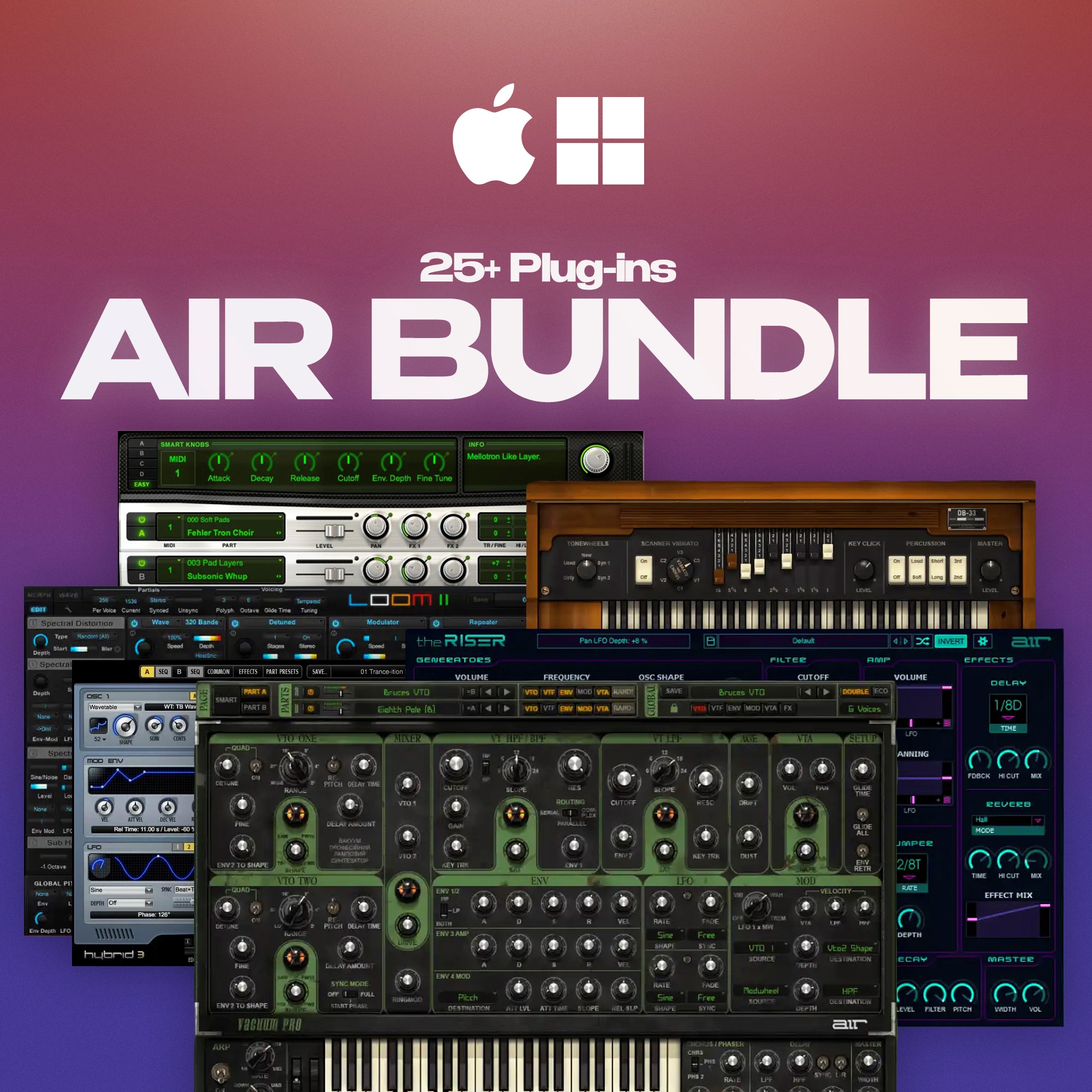 🟣 AIR Bundle 20+ ПЛАГИНОВ 🚀 БЫСТРО [Ключ для iLok]