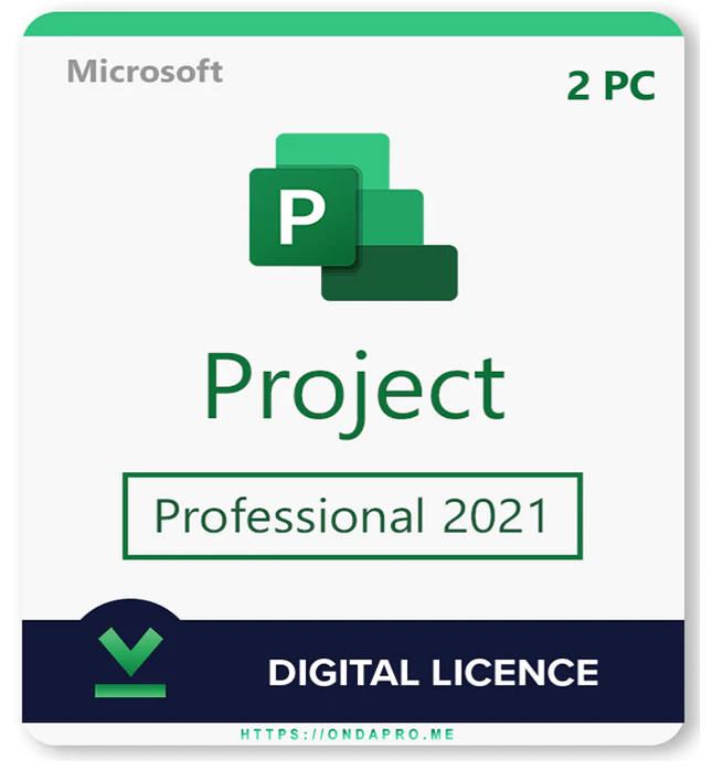 Project Professional 2021 Key 2 PC– Instant Delivery