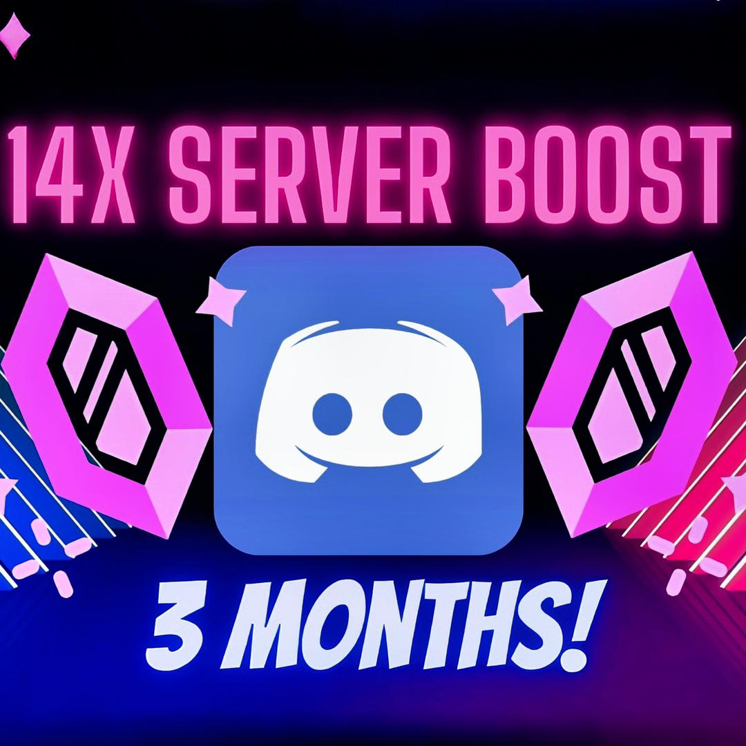 💎 14X УСИЛИТЕЛЬ DISCORD СЕРВЕРА 3 УРОВНЯ 3 МЕСЯЦ БЫСТР