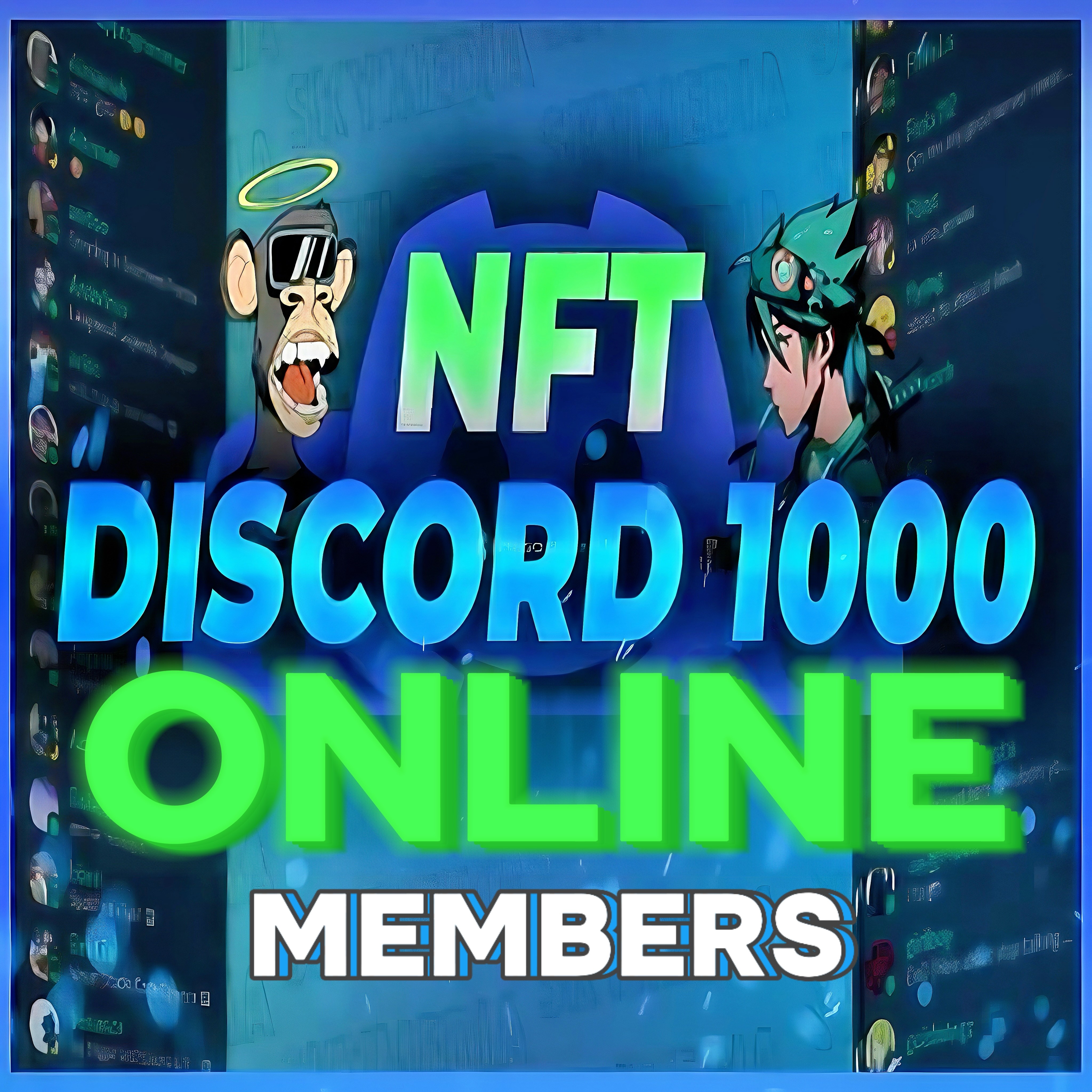 🚀 Сервер NFT Discord – 1000 🟢 участников онлайн