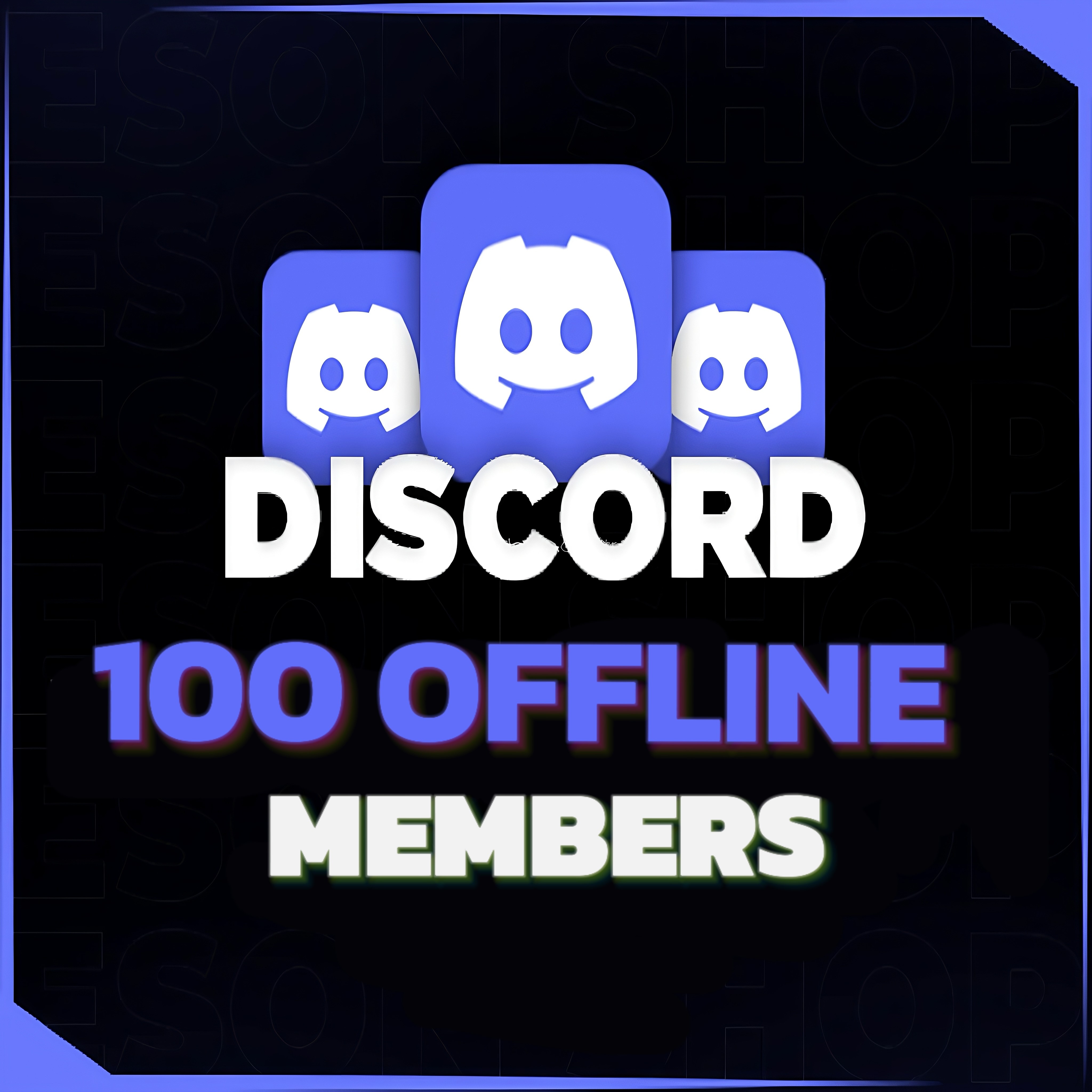 🚀 Сервер Discord – 100 ⚫️ Оффлайн участников