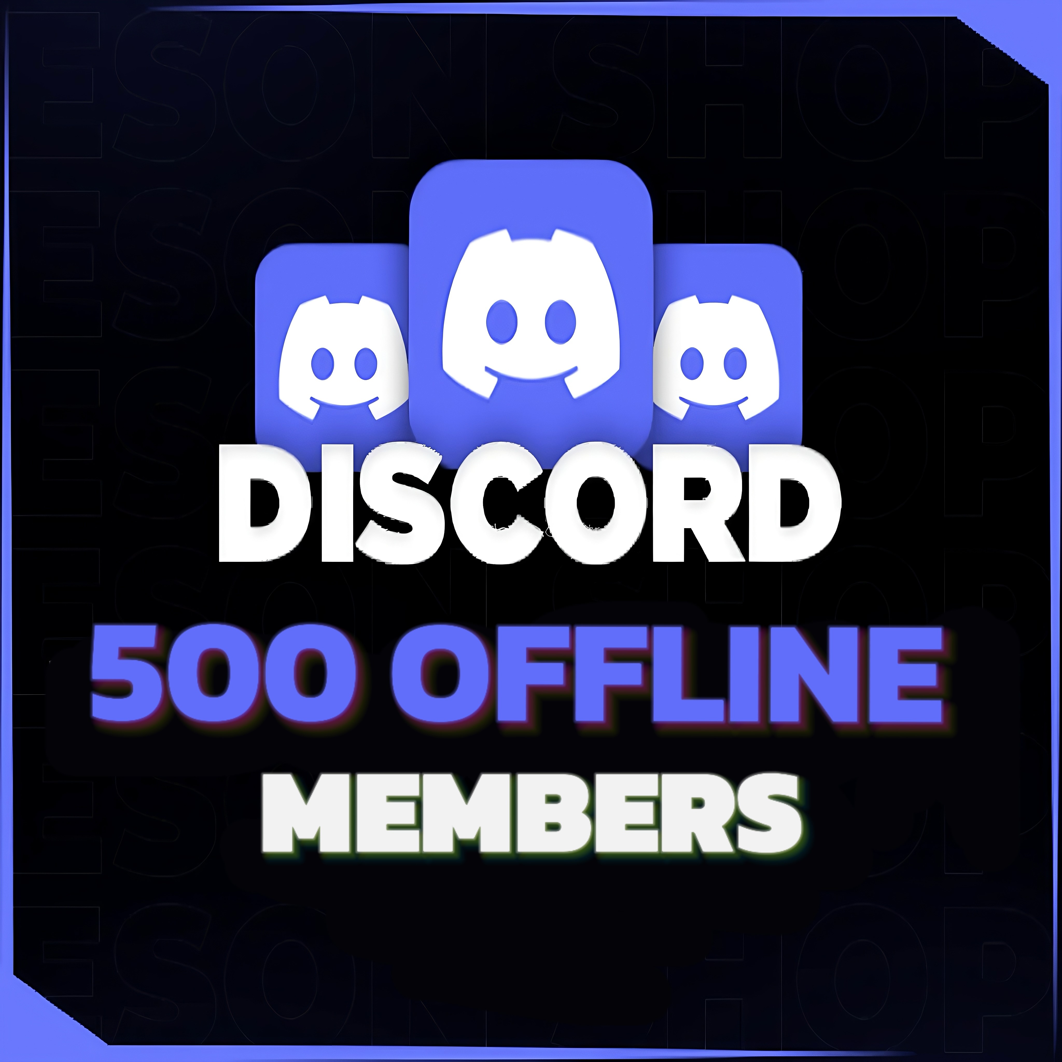 🚀 Сервер Discord – 500 ⚫️ Оффлайн участников