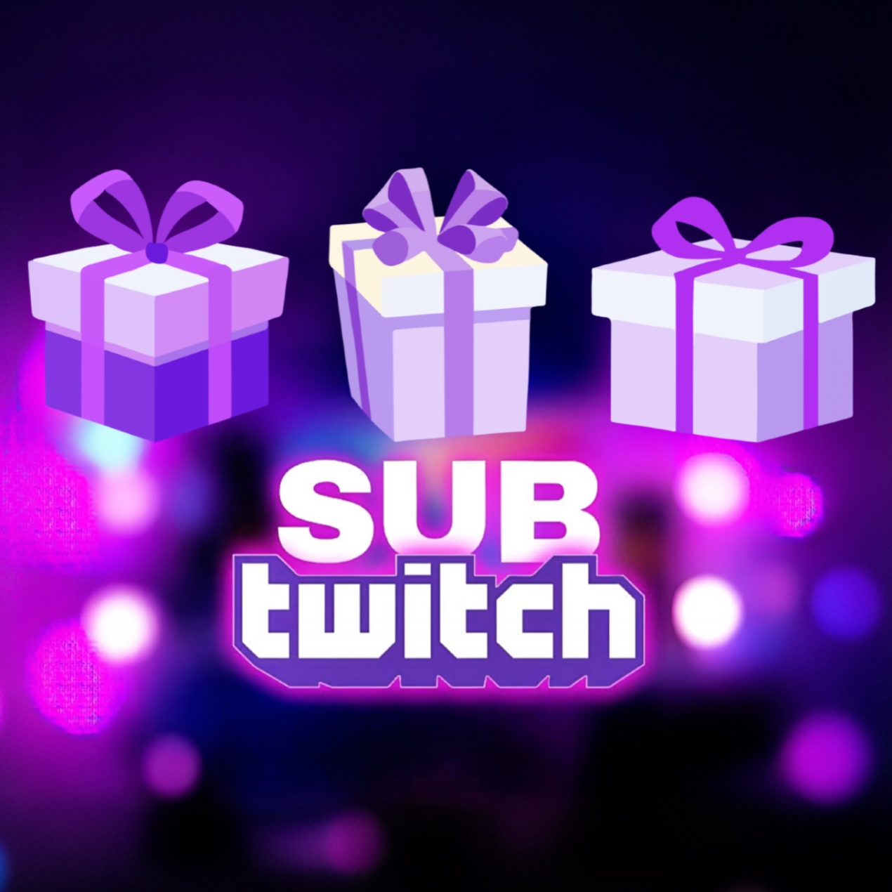 🟣 ПОДАРОЧНАЯ ПОДПИСКА TWITCH 👾 1-3-6 МЕСЯЦЕВ 🎁