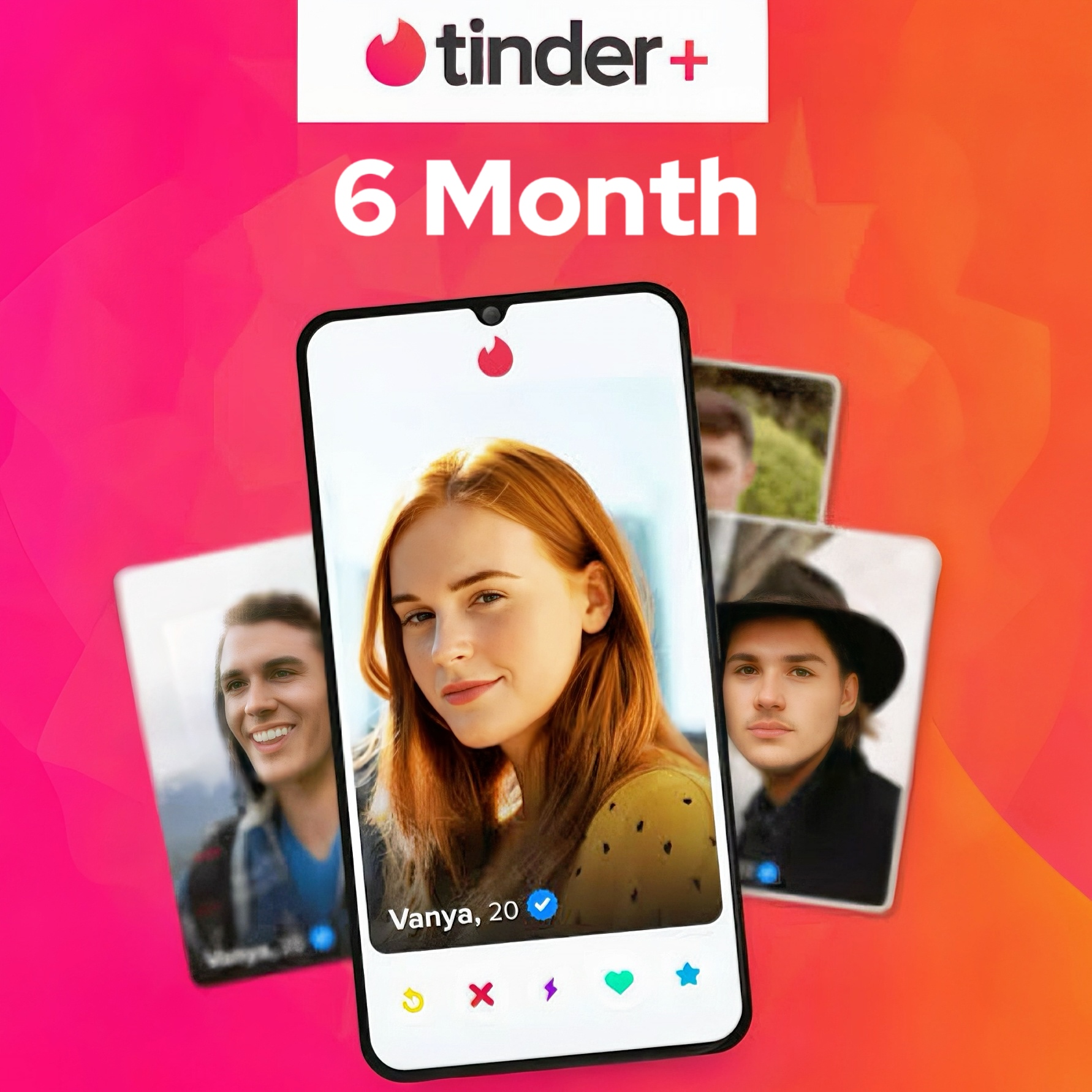 🔥🍓 TINDER PLUS 6 МЕСЯЦЕВ 💛 ПРОМОКОД 🍒💋🔥 ✅ГЛОБАЛЬ