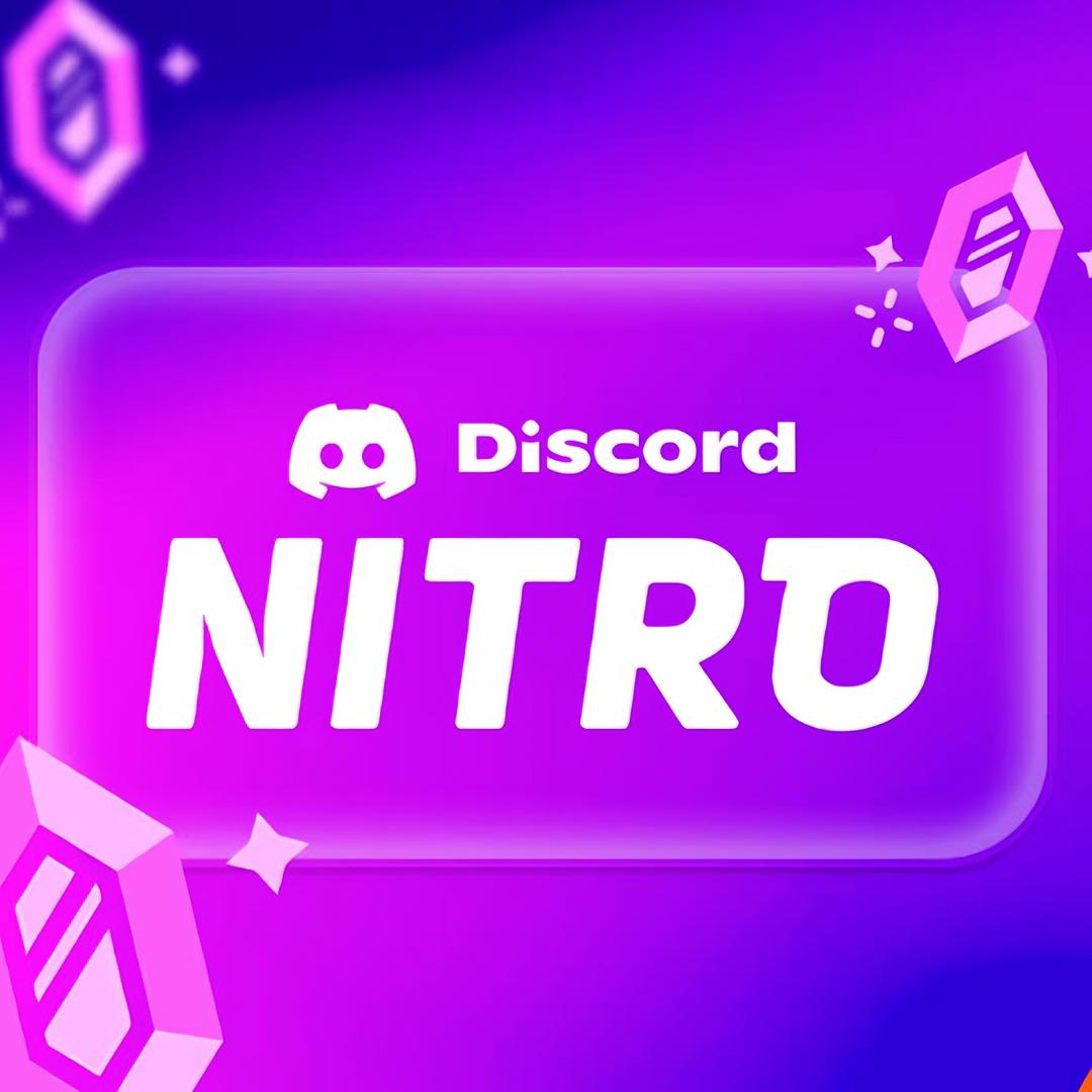 🚀 DISCORD NITRO 🔥 1-12 МЕСЯЦЕВ + 2 БУСТА ✅